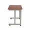Linea Italia Computer Desk for Small Spaces, 36 inW x 24 inD x 30 inH, Gray/Cherry ZUC139 - alternate 6